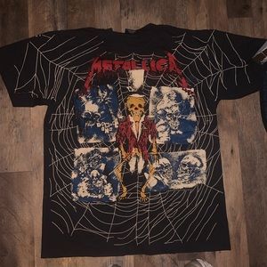 vintage metallica aop shirt